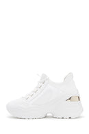 Kadın Beyaz Yüksek Tabanlı Sneaker | Derimod