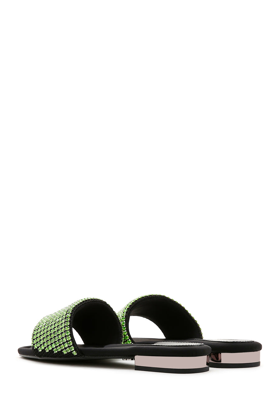 Women's Green Stone Slippers