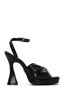Women's Black Platform Heeled Sandals | Derimod