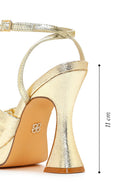 Women's Gold Platform Heeled Sandals | Derimod