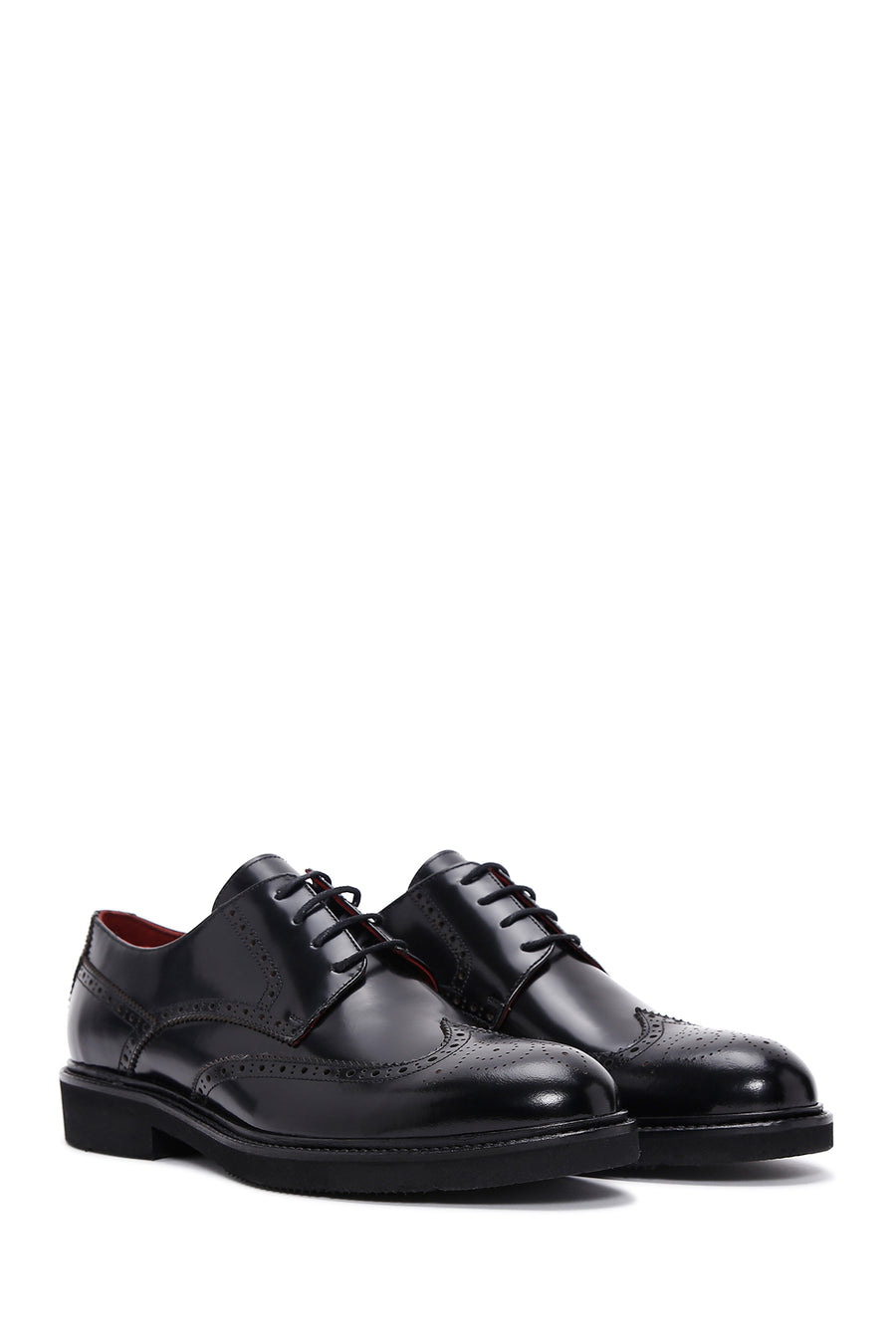 Men's Black Patent Leather Classic Shoes