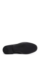 Erkek Siyah Deri Baskılı Klasik Loafer | Derimod