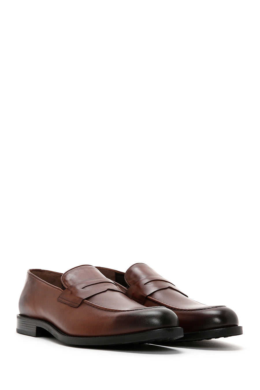 Men's Brown Plus Size Leather Classic Shoes