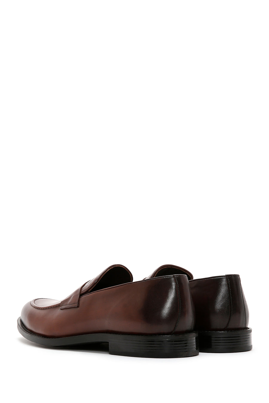 Men's Brown Plus Size Leather Classic Shoes