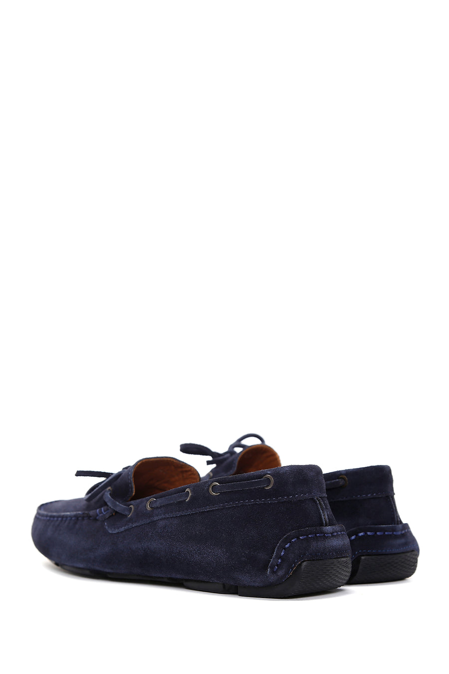 Men's Navy Blue Suede Leather Casual Loafer