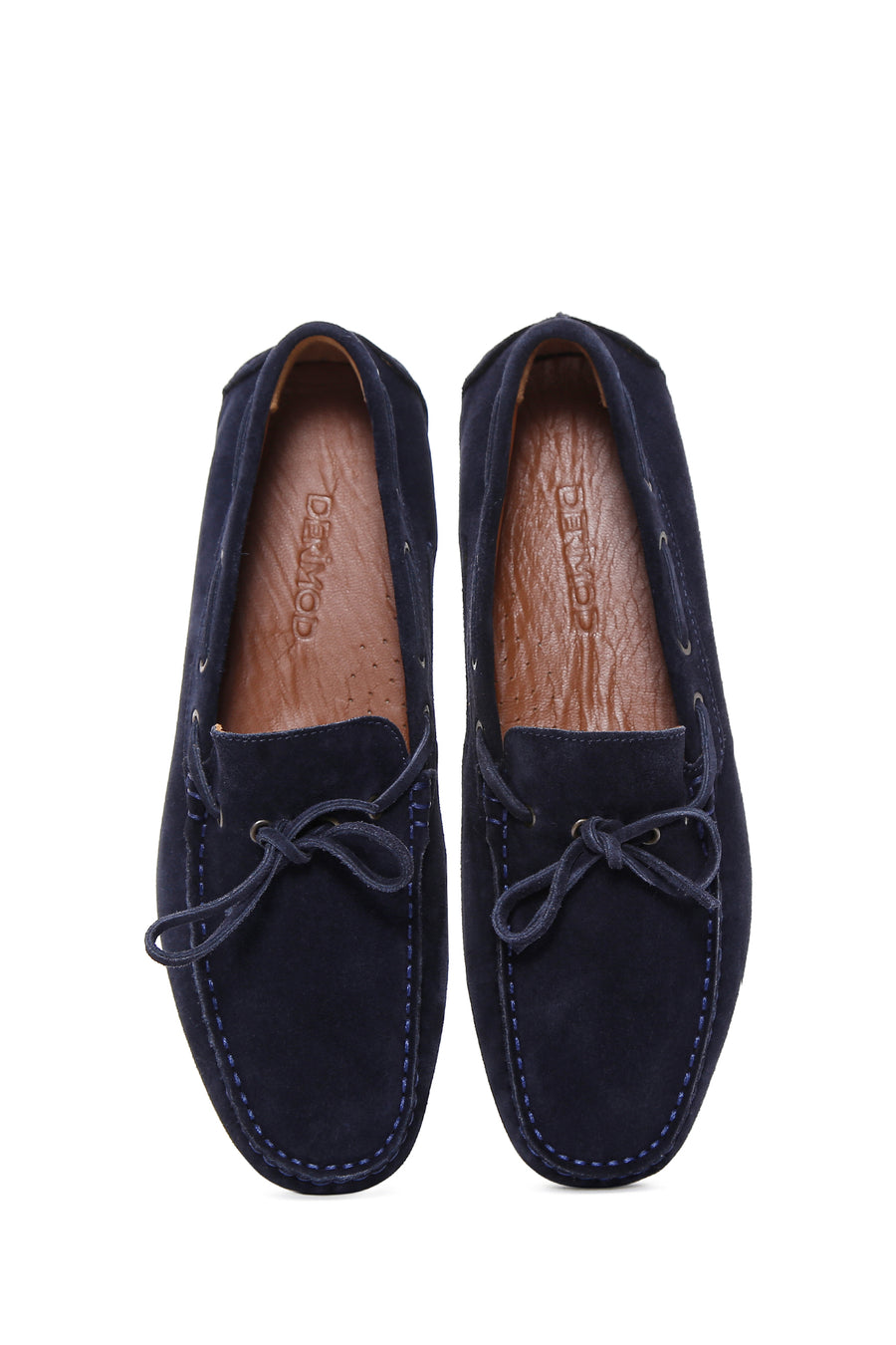 Men's Navy Blue Suede Leather Casual Loafer