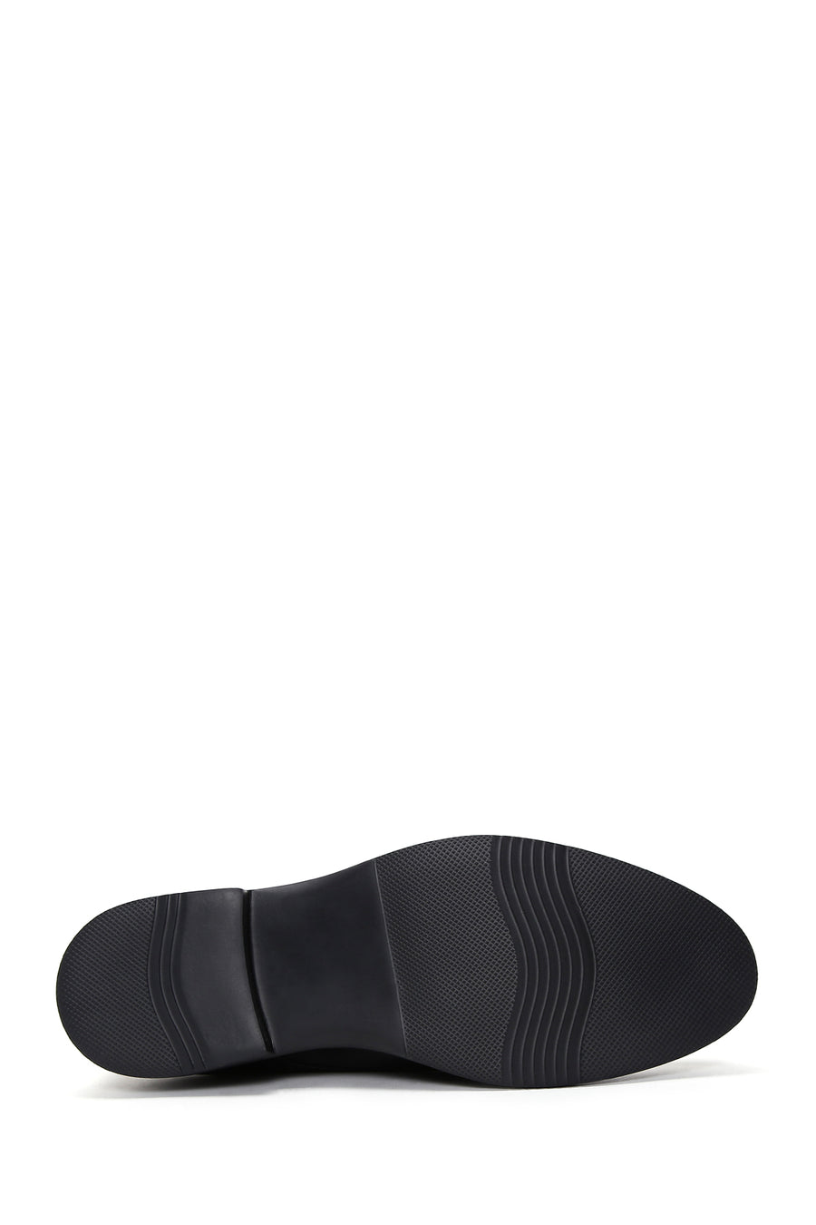 Men's Black Shiny Leather Classic Shoes
