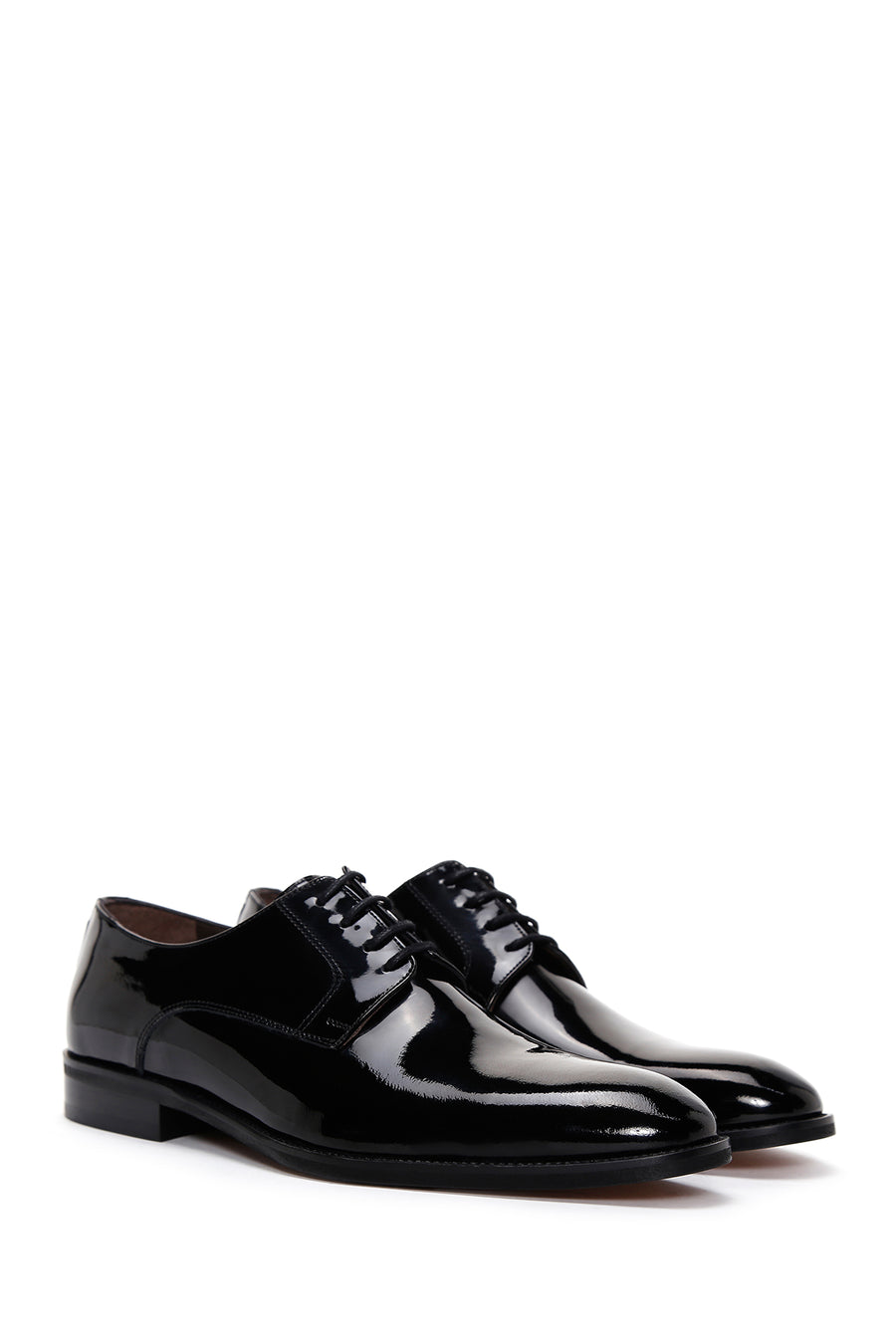 Men's Black Patent Leather Classic Shoes