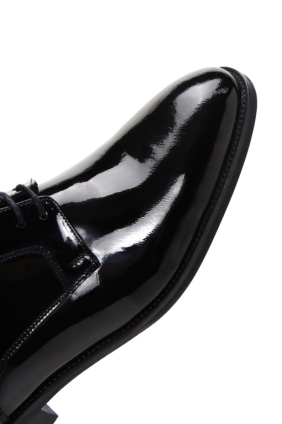 Men's Black Patent Leather Classic Shoes