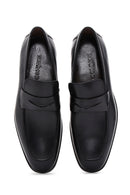 Erkek Siyah Deri Klasik Loafer | Derimod