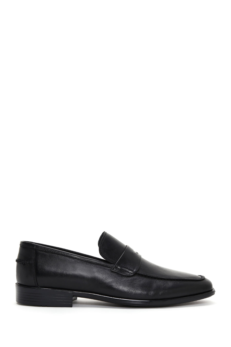 Erkek Siyah Deri Klasik Loafer 23SFD670318 | Derimod