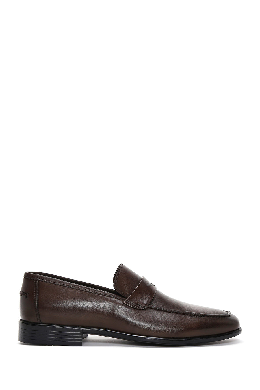 Erkek Kahverengi Deri Klasik Loafer 23SFD670318 | Derimod