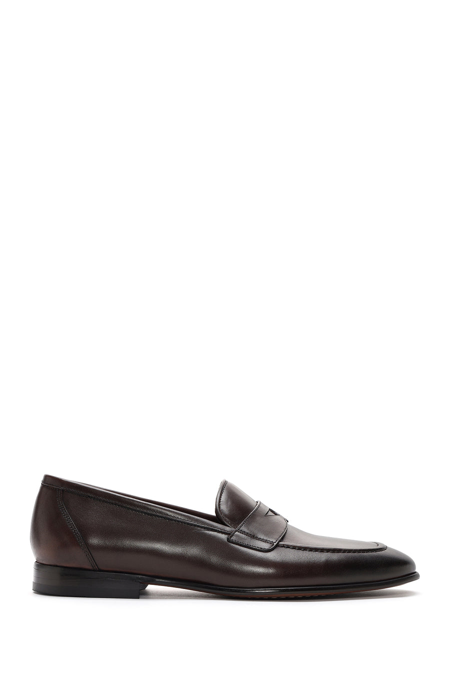 Erkek Kahverengi Deri Klasik Loafer 23SFD688518 | Derimod