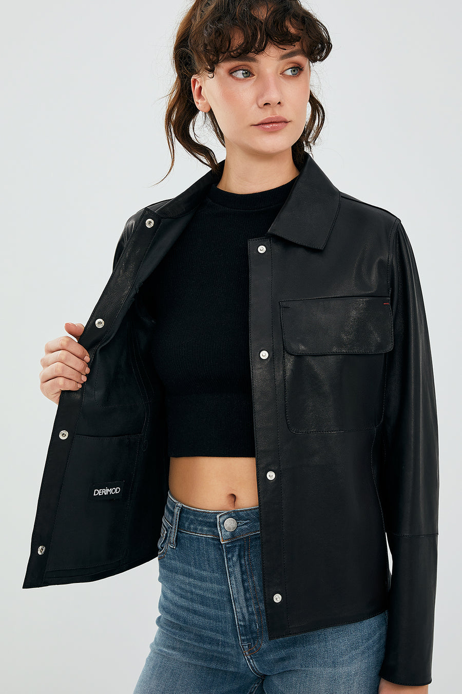 Jasmine Black Women's Leather Jacket