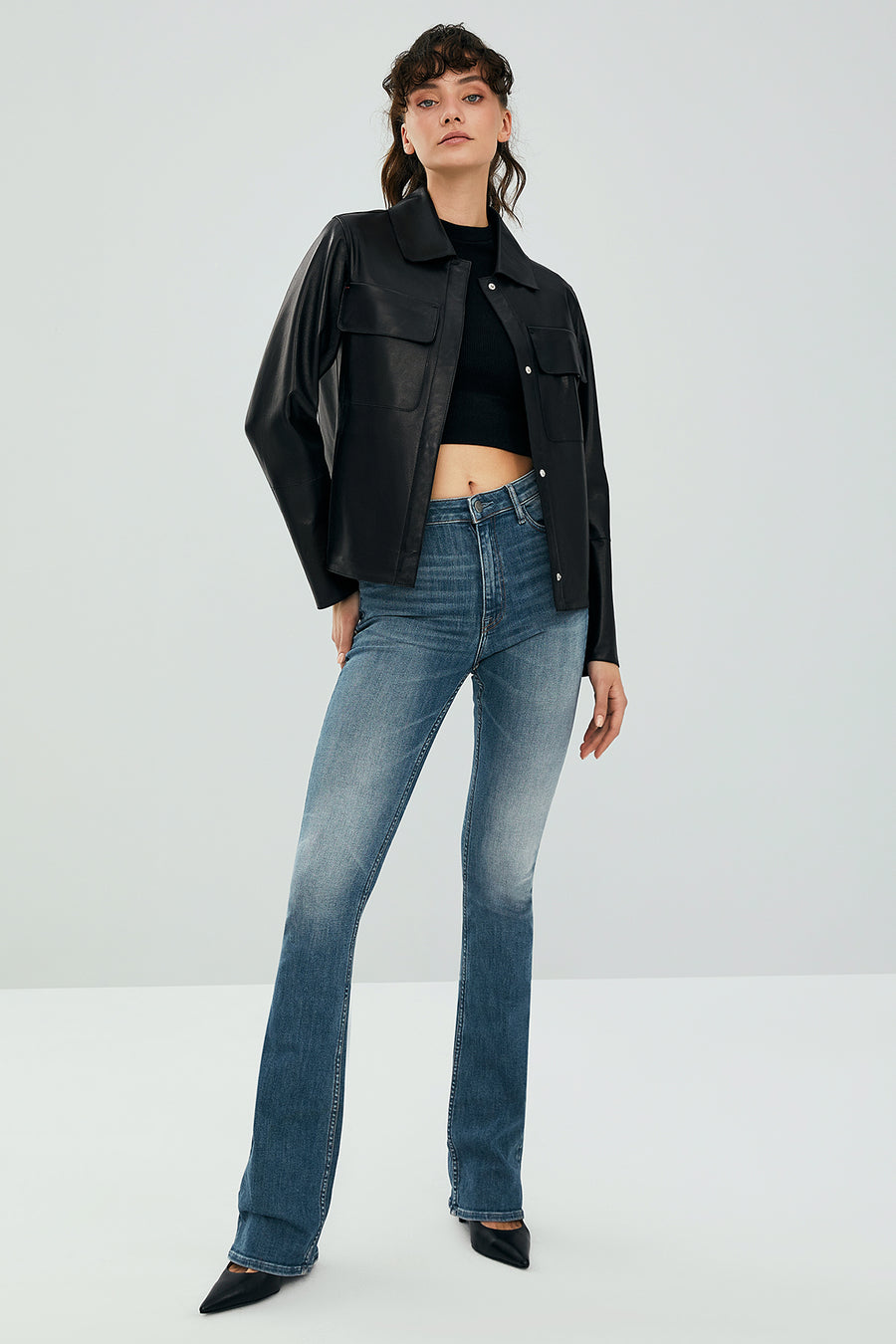 Jasmine Black Women's Leather Jacket