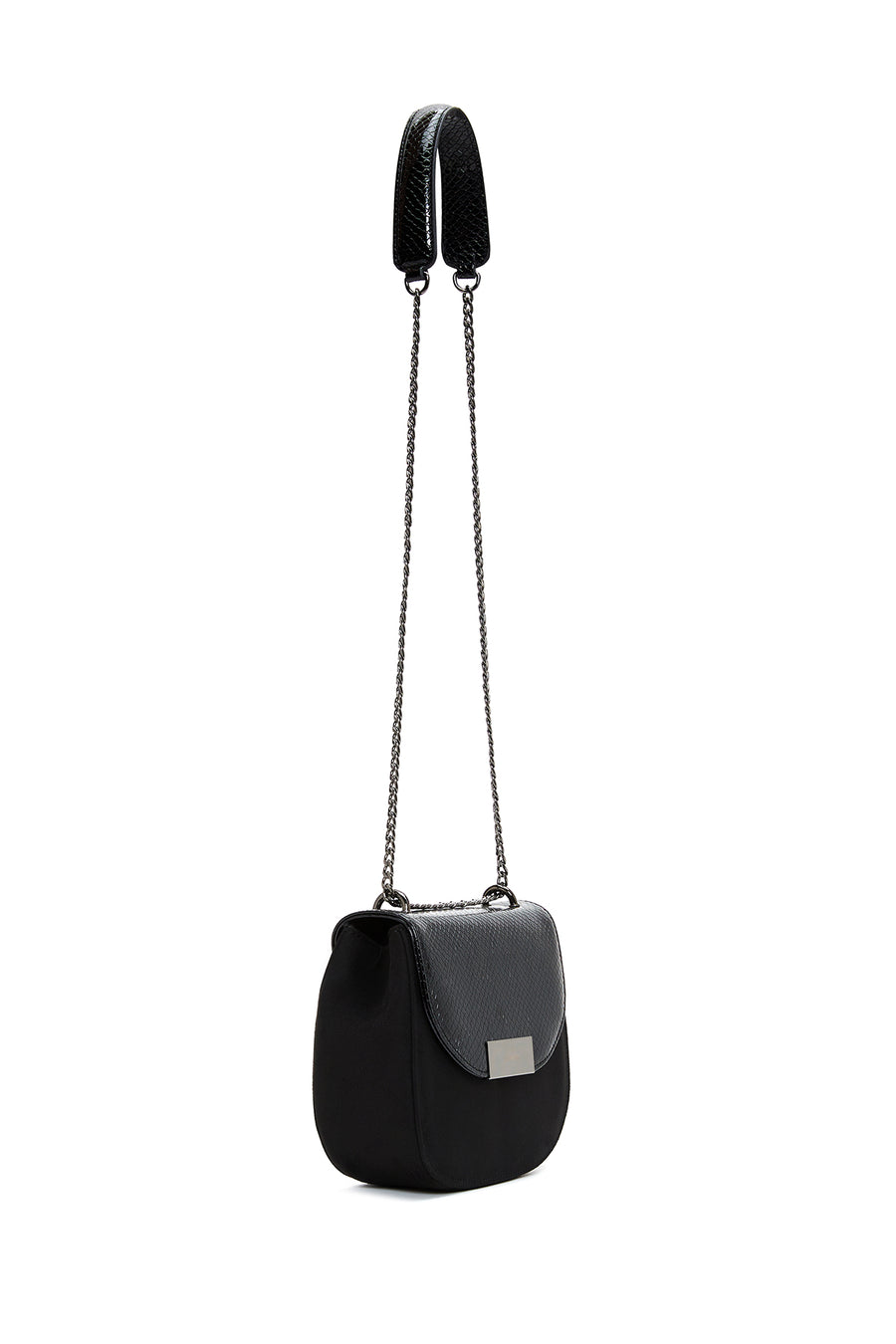 Women's Black Long Strap Shoulder Bag