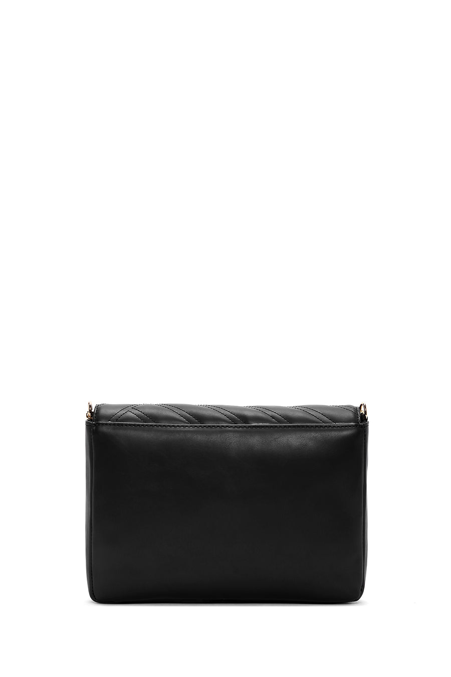 Women's Black Long Chain Strap Crossbody Bag