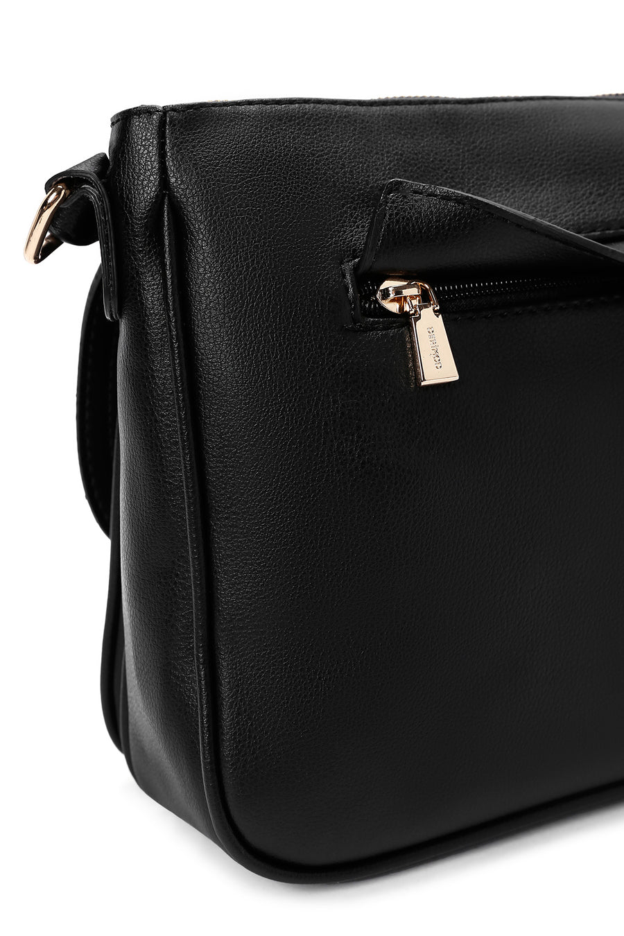 Women's Black Long Strap Messenger Bag
