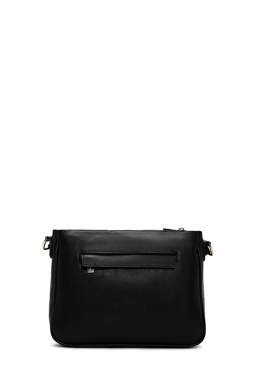 Women's Black Long Strap Messenger Bag