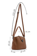 Women's Tan Long Strap Crossbody Bag | Derimod