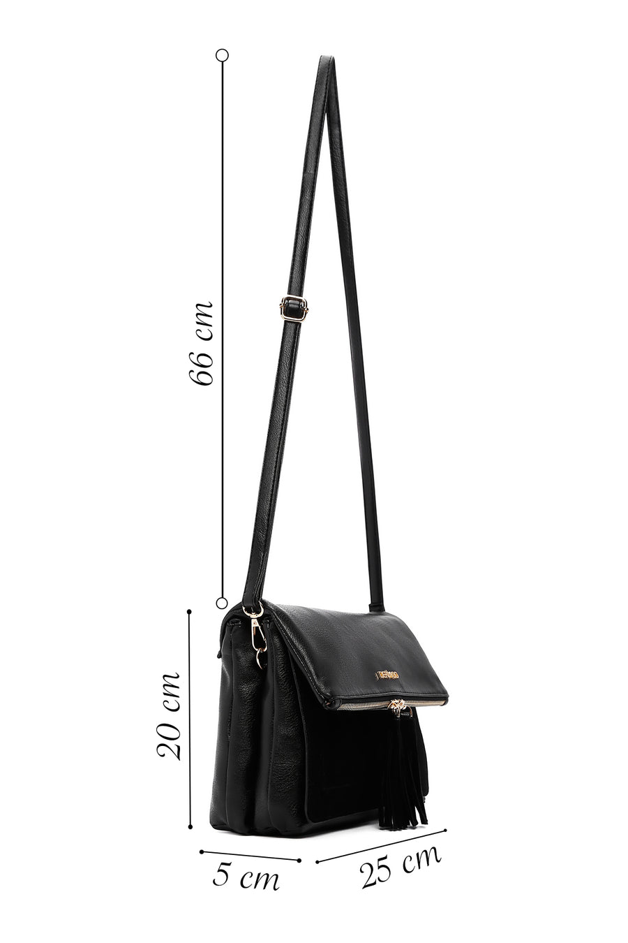 Women's Black Crossbody Bag