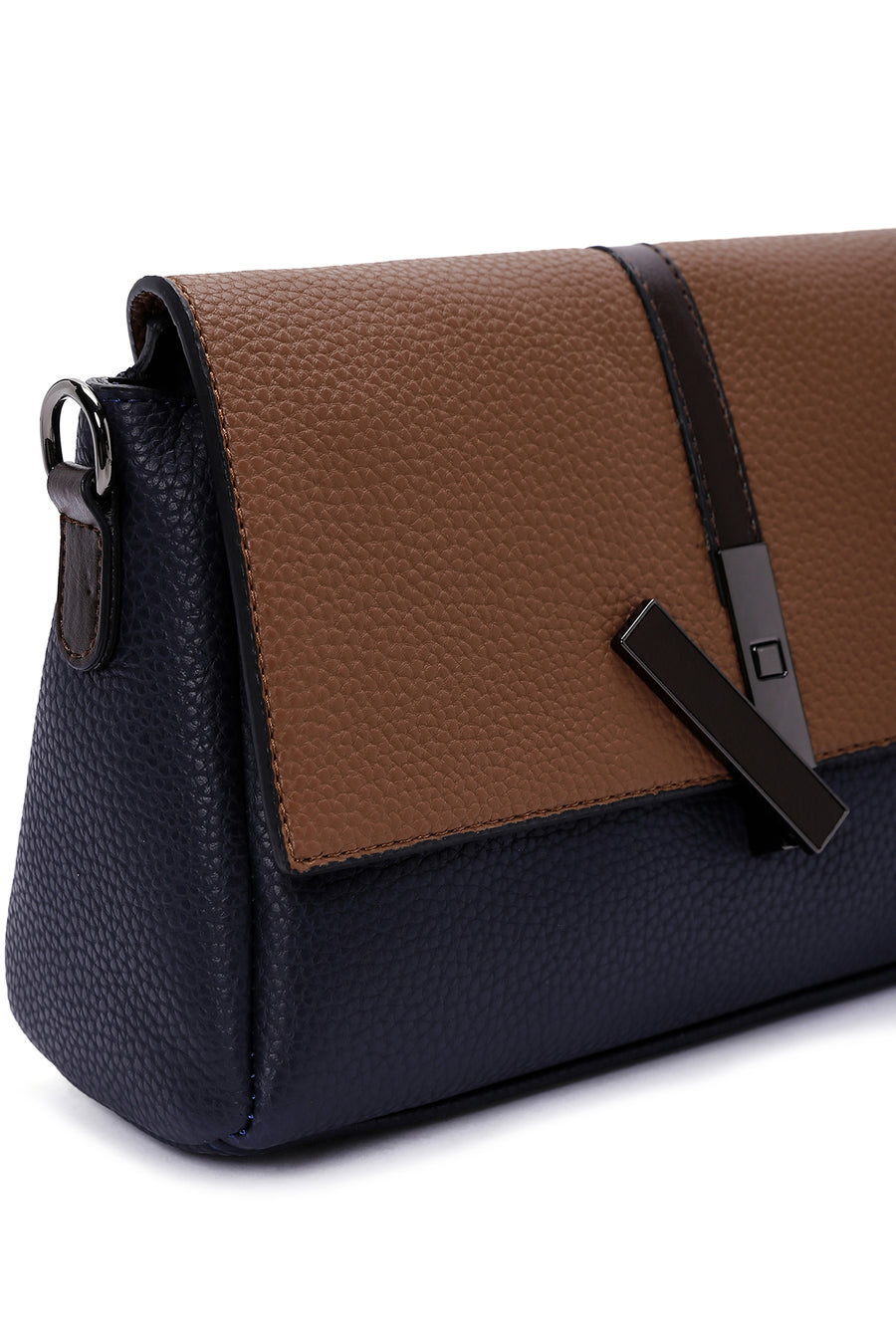 Women's Navy Blue Long Strap Crossbody Bag