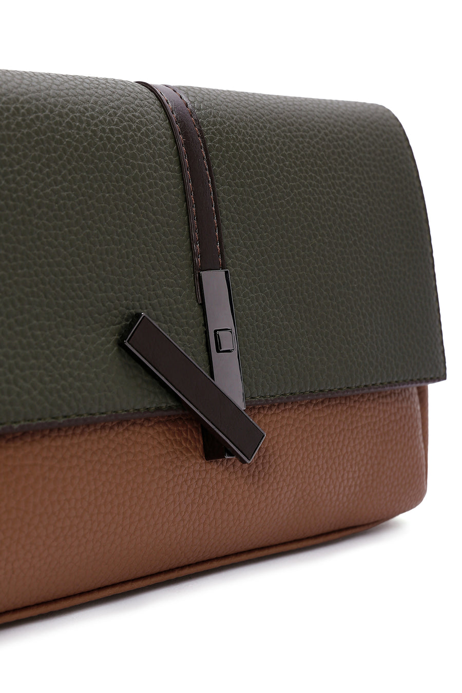 Women's Tan Long Strap Crossbody Bag