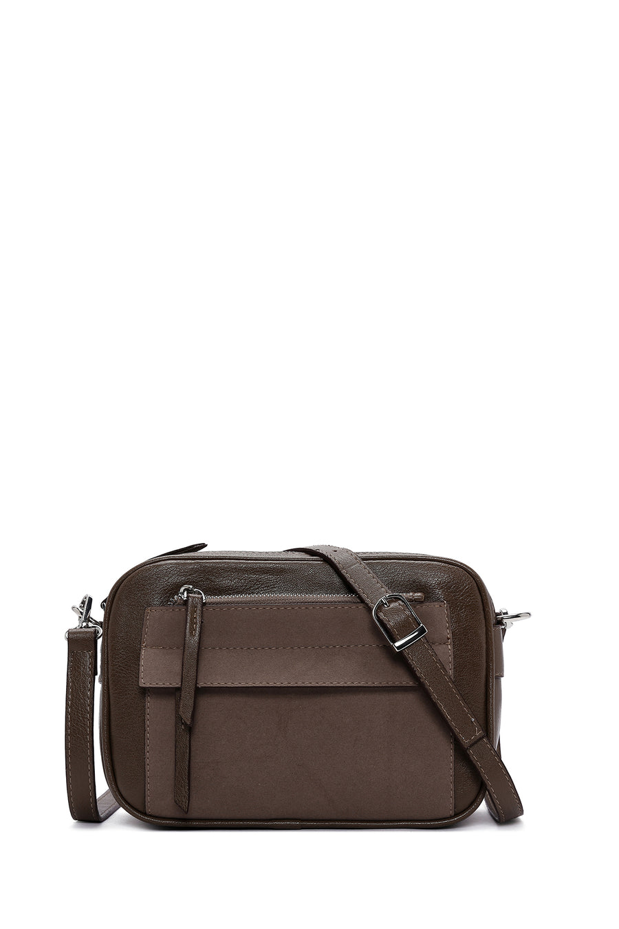 Women's Brown Long Strap Crossbody Bag 23WBD211414 | Derimod