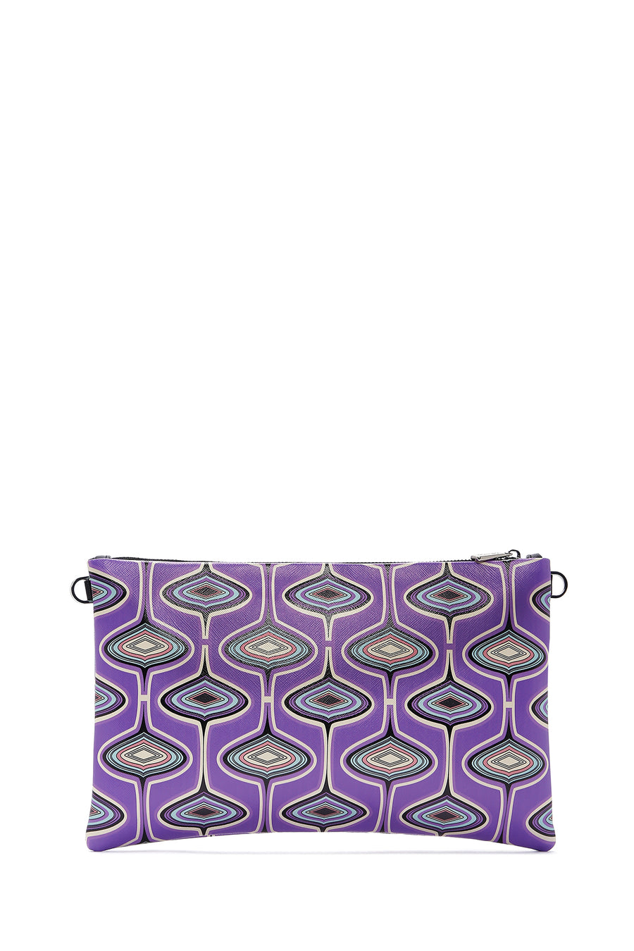 Women's Purple Printed Portfolio Bag
