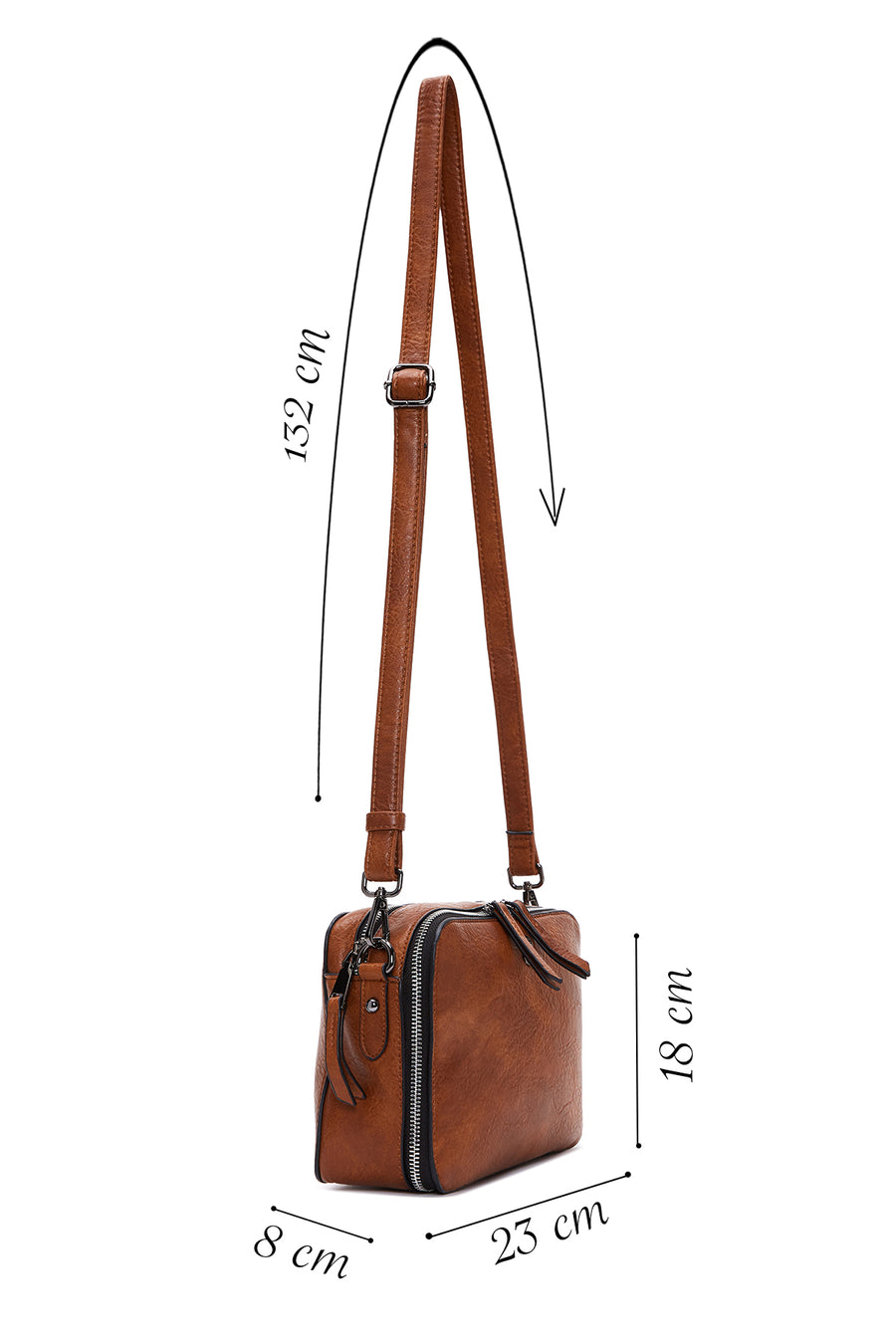 Women's Tan Crossbody Bag