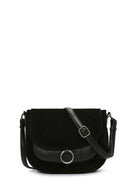 Women's Black Long Strap Crossbody Bag | Derimod