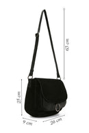 Women's Black Long Strap Crossbody Bag | Derimod