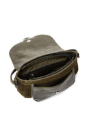 Women's Khaki Long Strap Crossbody Bag | Derimod