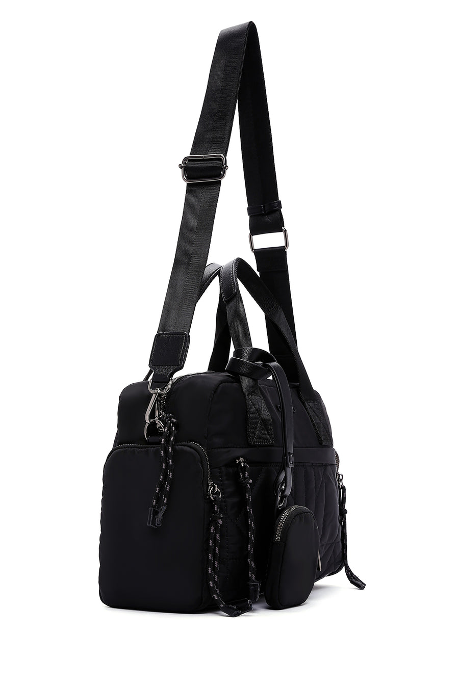 Women's Black Long Strap Handbag