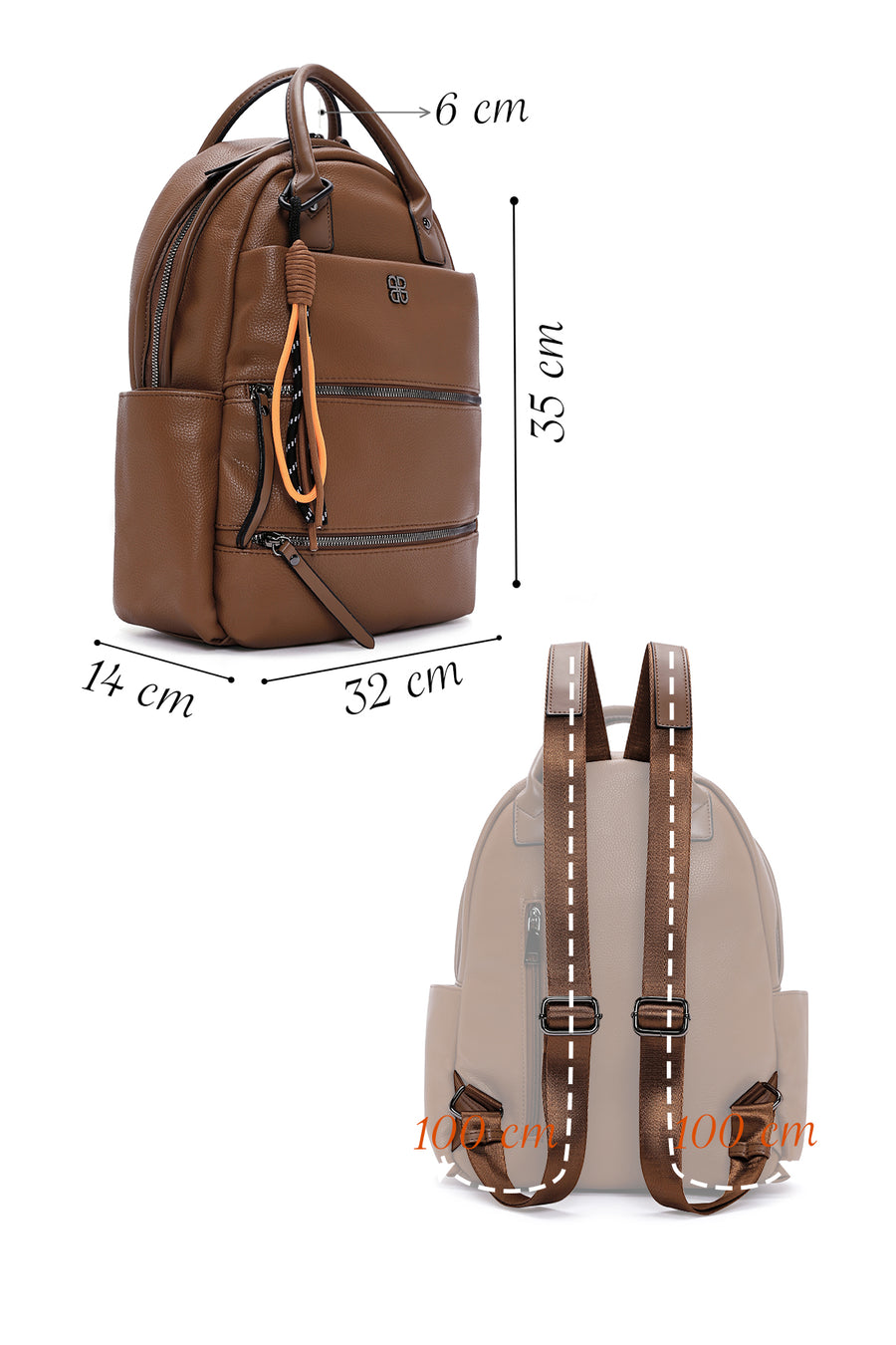 Women's Tan Backpack