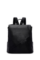 Women's Black Long Strap Backpack | Derimod
