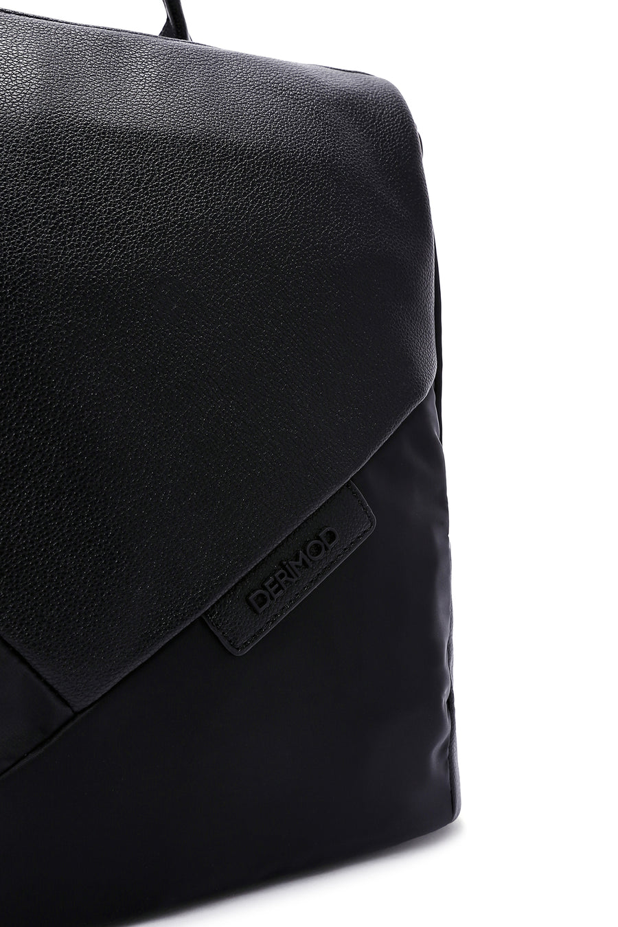 Women's Black Long Strap Backpack
