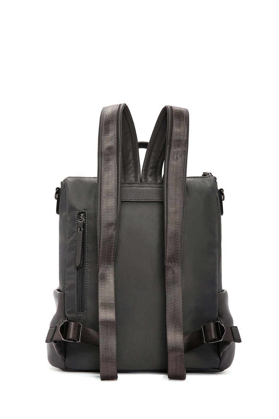 Women's Gray Long Strap Backpack