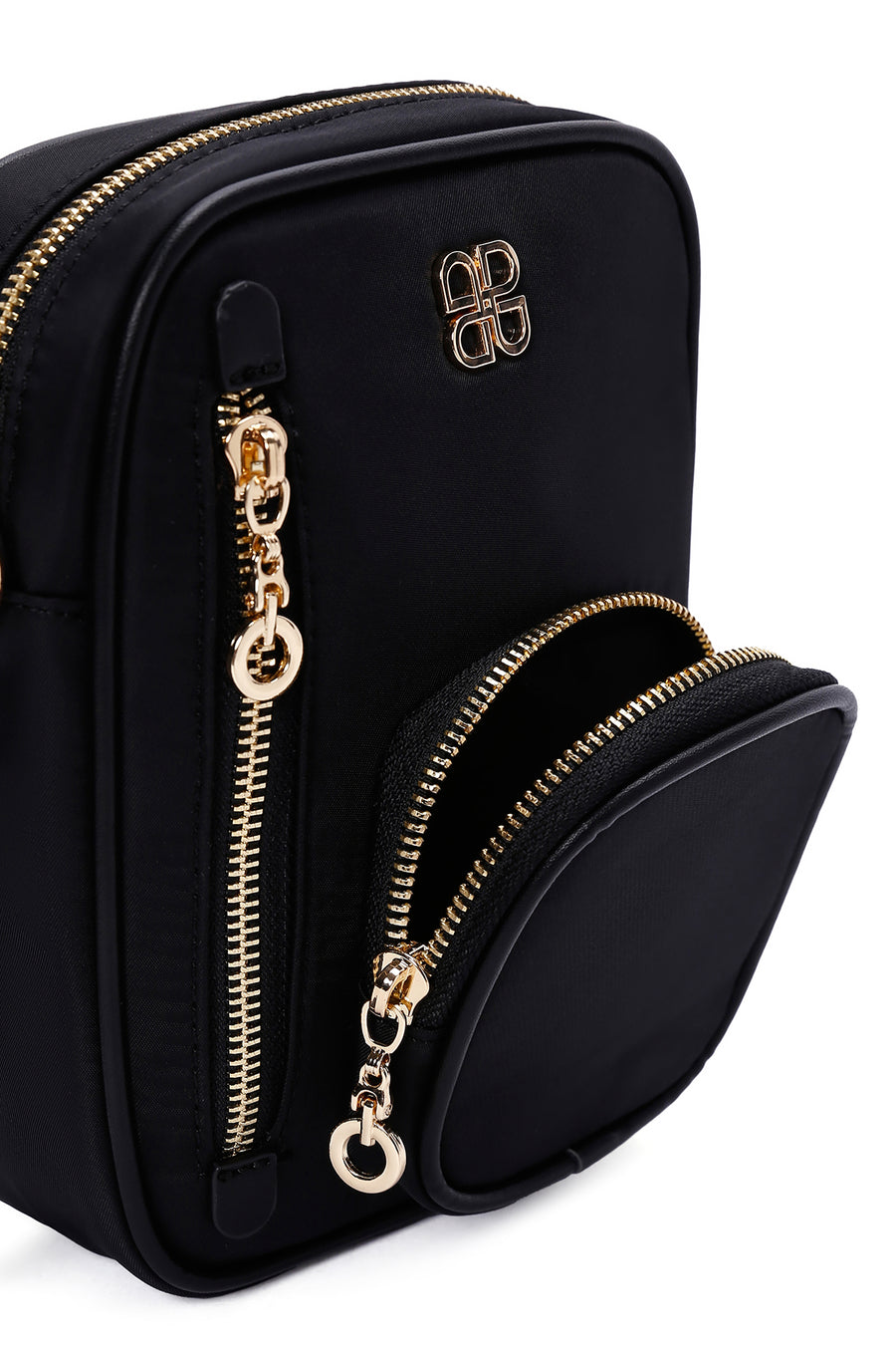 Women's Black Long Strap Crossbody Bag