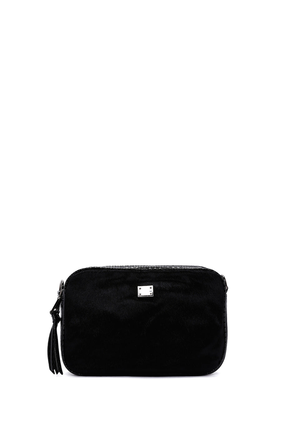 Women's Black Long Strap Crossbody Bag