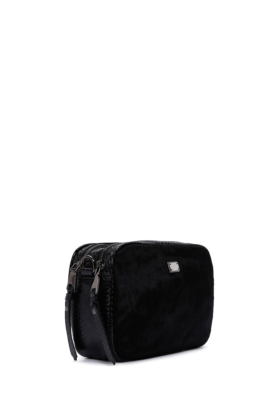 Women's Black Long Strap Crossbody Bag