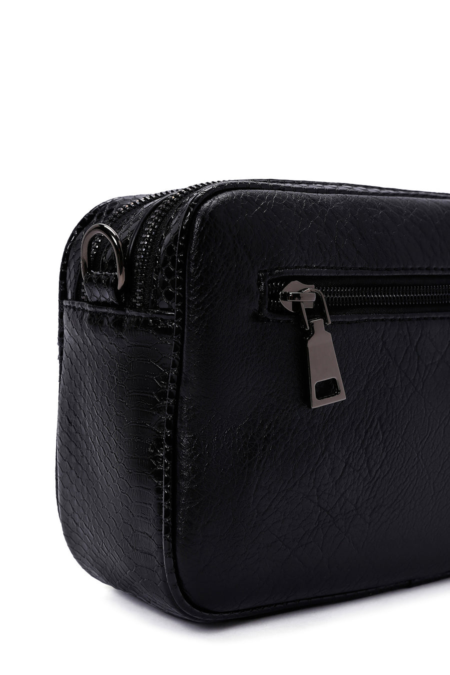 Women's Black Long Strap Crossbody Bag