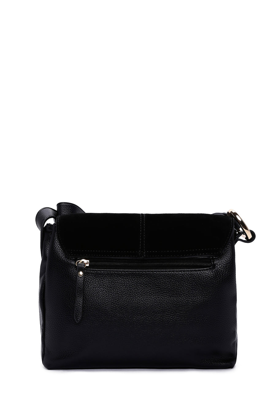 Women's Black Long Strap Crossbody Bag
