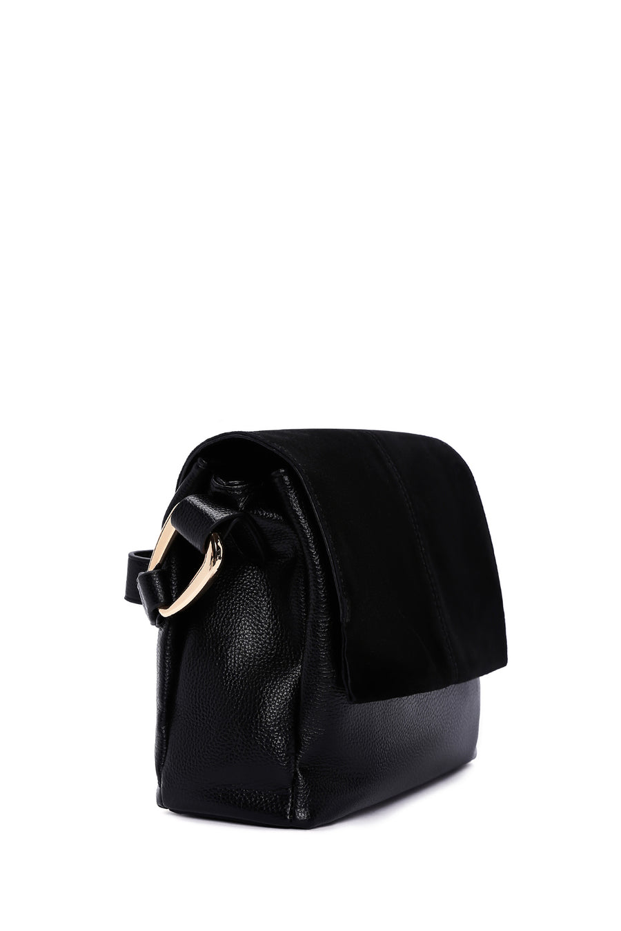 Women's Black Long Strap Crossbody Bag