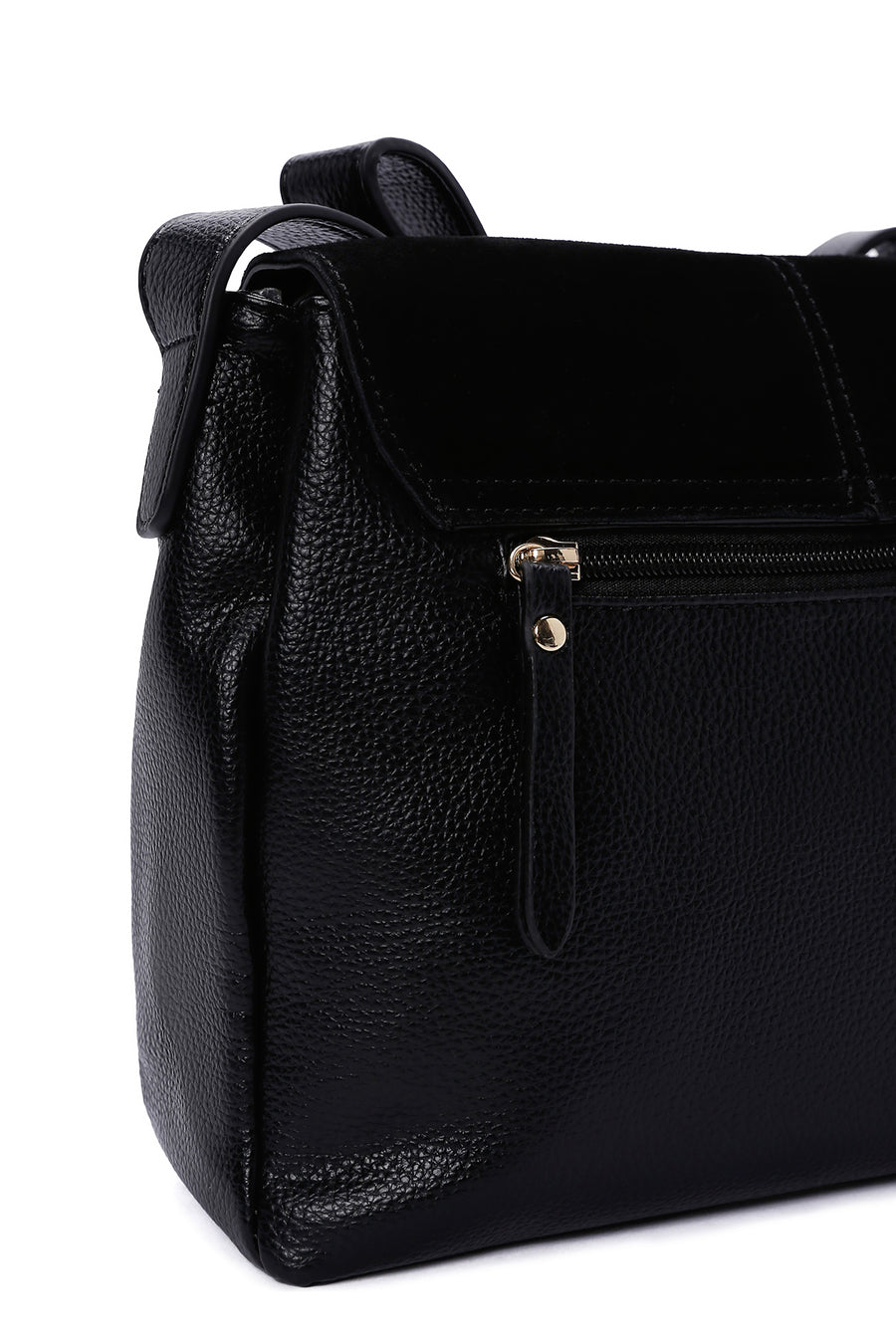 Women's Black Long Strap Crossbody Bag