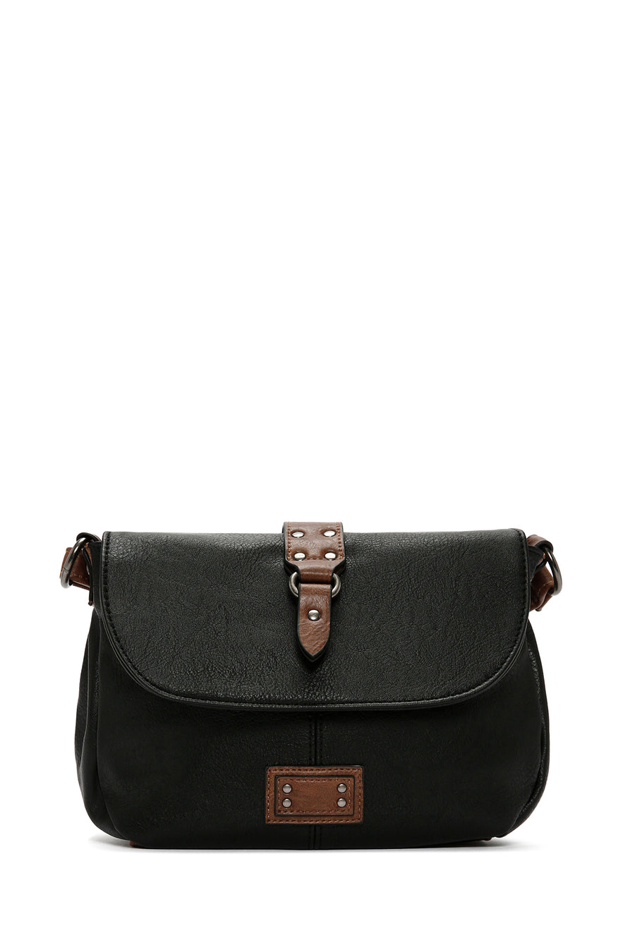Women's Black Long Strap Crossbody Bag