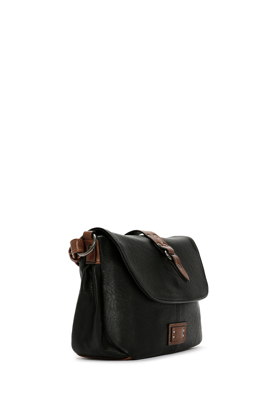 Women's Black Long Strap Crossbody Bag