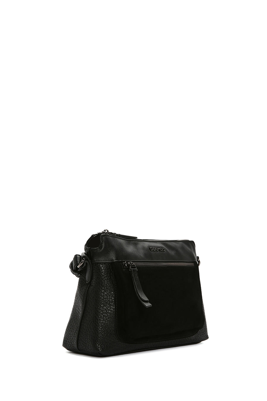 Women's Black Long Strap Crossbody Bag