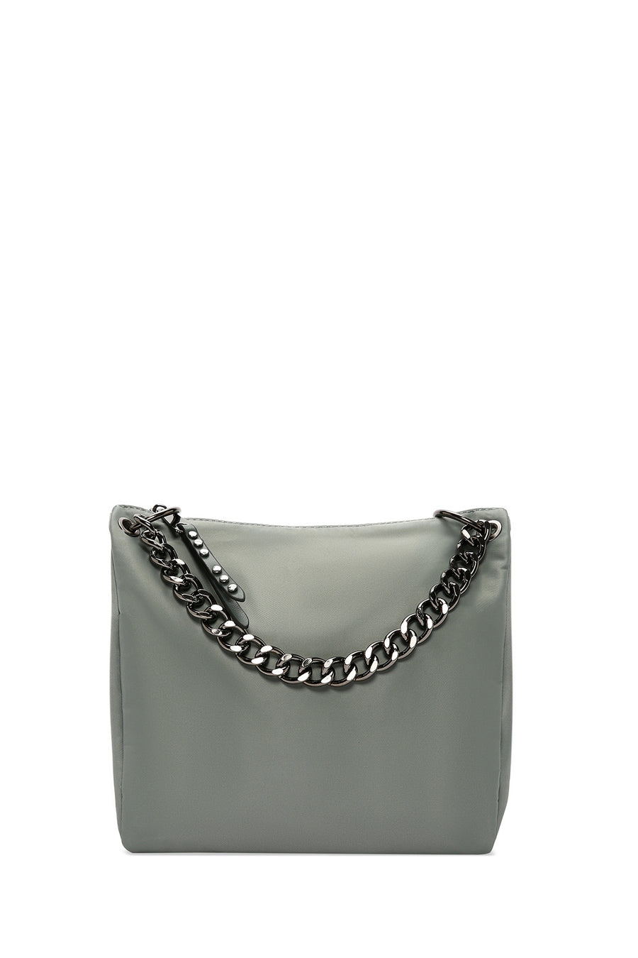 Women's Gray Long Strap Crossbody Bag