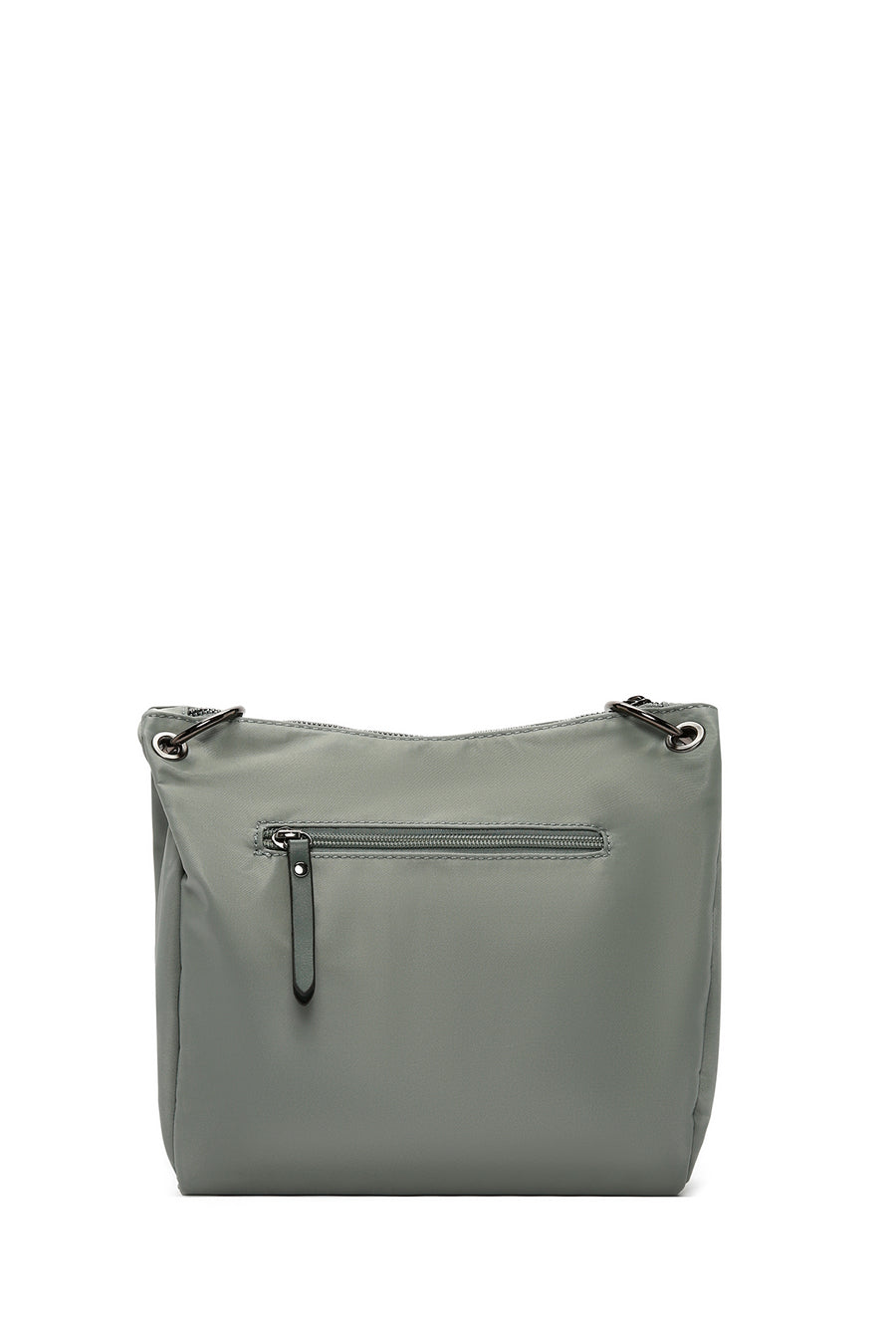 Women's Gray Long Strap Crossbody Bag